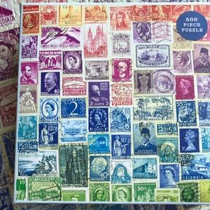 Puzzle of Vintage stamps - 500 piece Galison